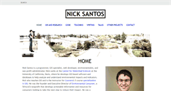 Desktop Screenshot of nicksantos.com