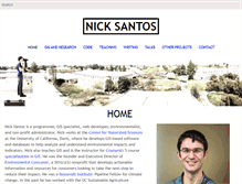 Tablet Screenshot of nicksantos.com